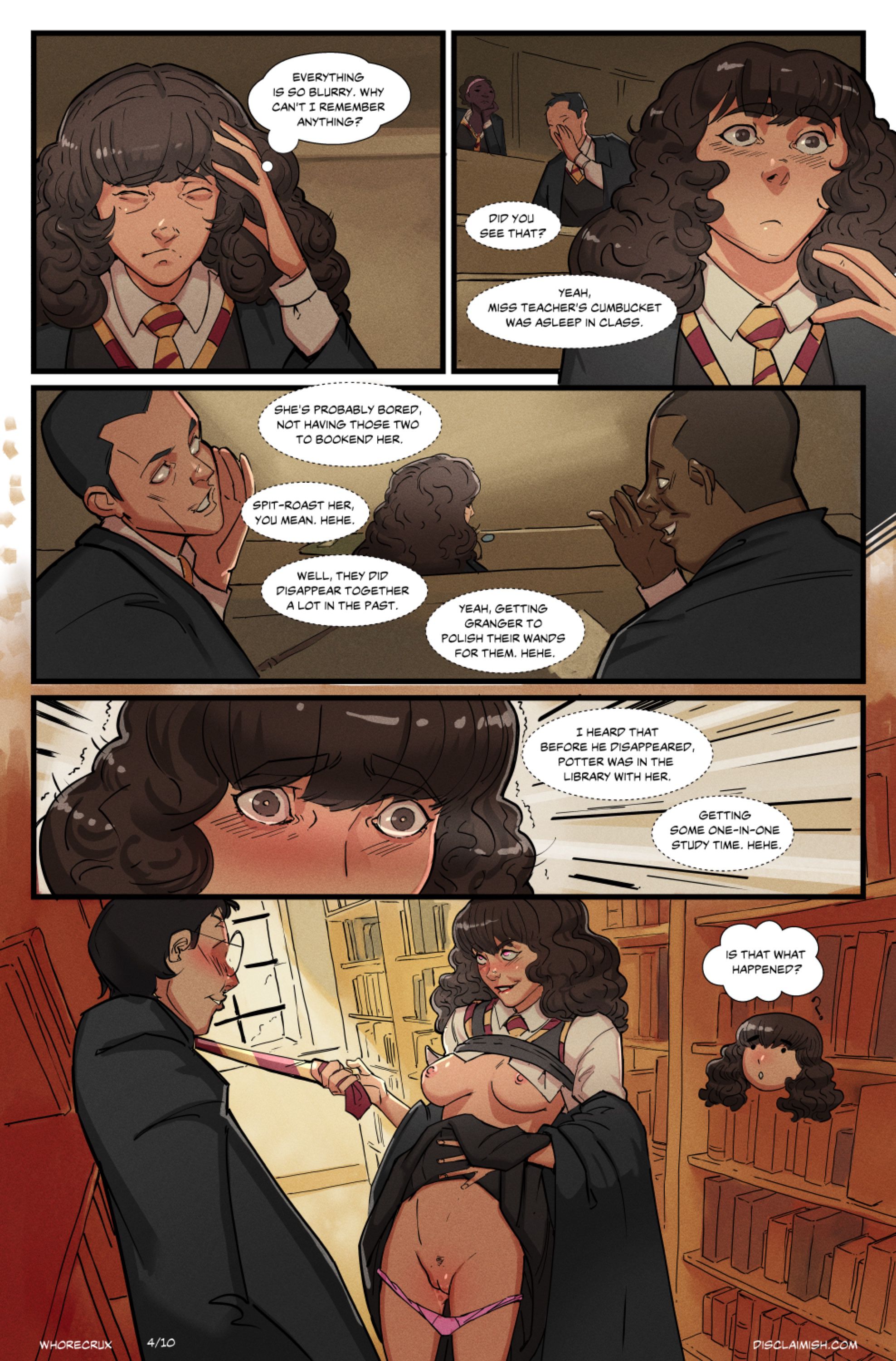 Hermione Granger And The Whorecrux (Harry Potter) 1 - Disclaimer page 6 hentai porn comic manga doujin